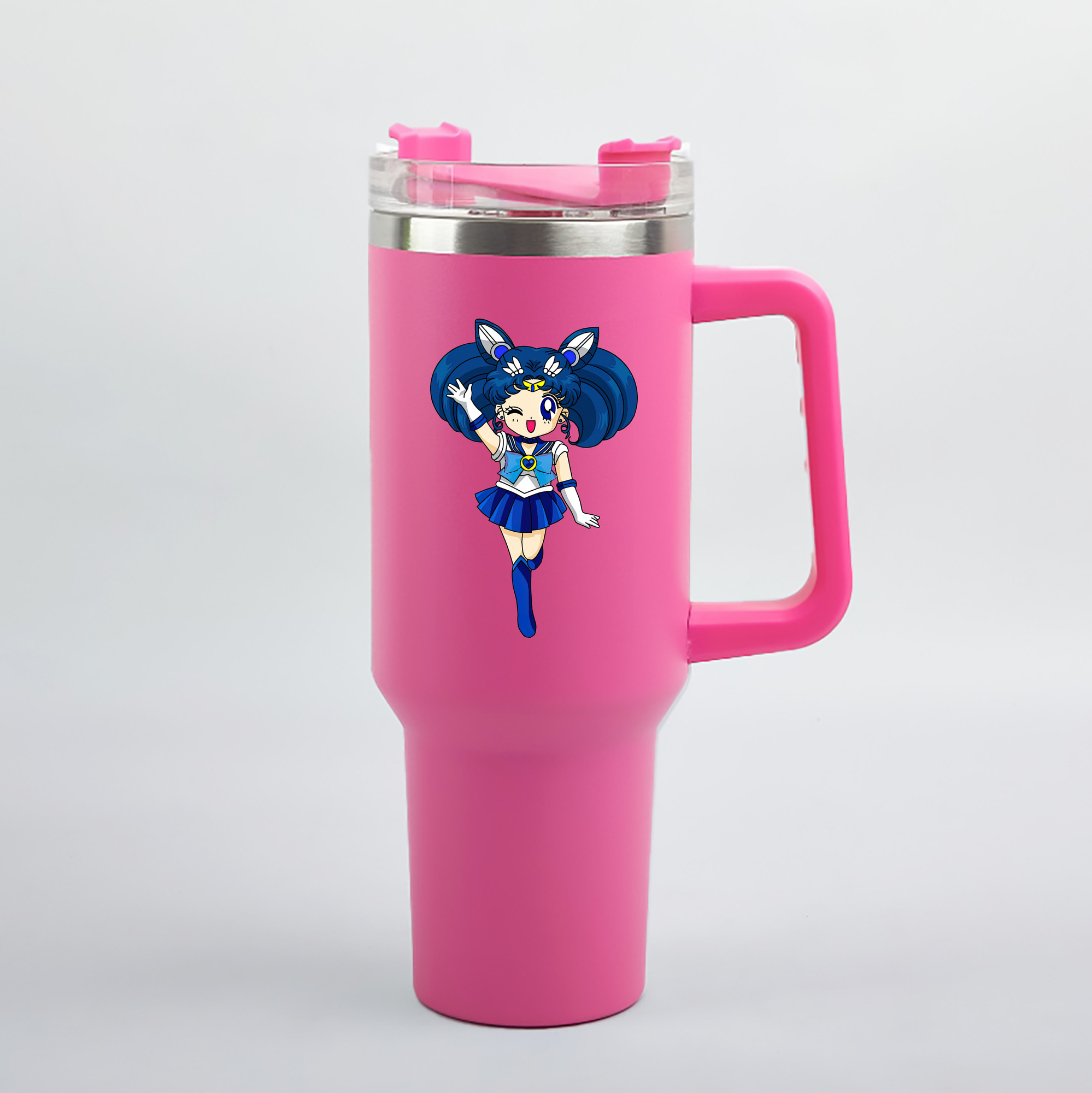 （画像用） 美少女戦士セーラームーン 水野 亜美 みずの あみ Sailor Moon Mizuno Ami 1200mL車用タンブラー（カラープリント）